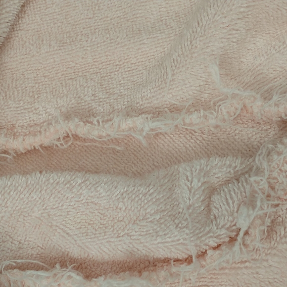 Blush Pink 100% Turkish Cotton Terry Robe Soft & Feminine Quality by Cypress 48" - Picture 12 of 12